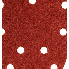 Slipande papper med kardborreband Delta 140 x 140 x 80 mm, K40, 5 st, med hål | HandlaSmidigt.se