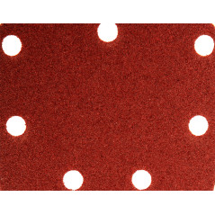 Slipande papper med kardborreband delta 140 x 140 x 80 mm, K80, 5 st, med hål | HandlaSmidigt.se