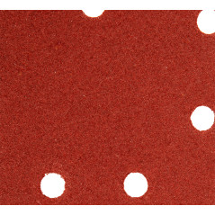 Slipande papper med kardborreband Delta 140 x 140 x 80 mm, K120, 5 st, med hål | HandlaSmidigt.se