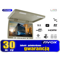 Monitor podwieszany podsufitowy led 22cali z systemem android usb fm bt wifi 12v/24v