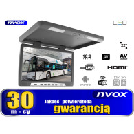 Hängande takmonterad LED-monitor på 22 tum med Android-system, USB, FM, Bluetooth, WiFi och 12V/24V.