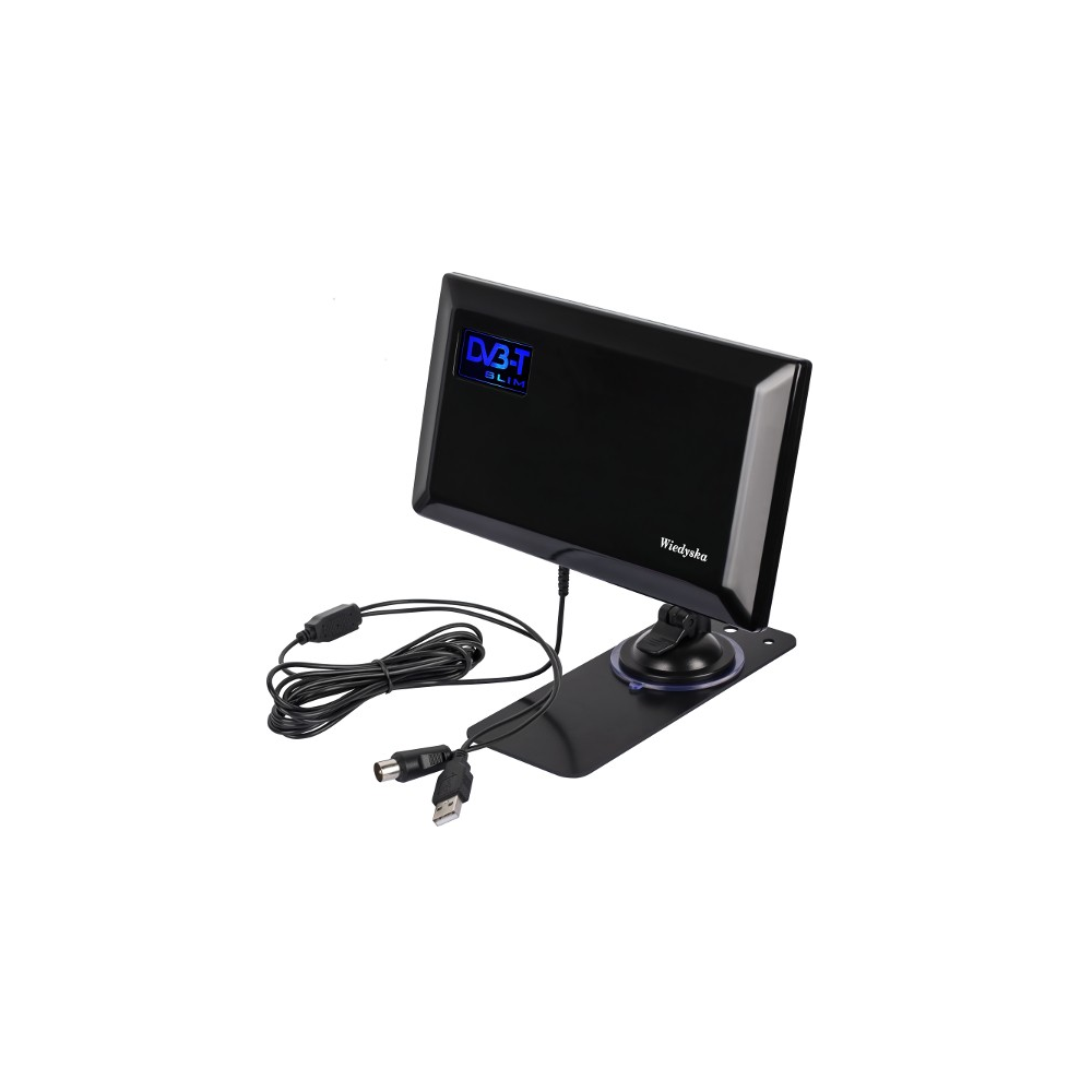 Antena TV pokojowa DVB-T SLIM Wiedyska