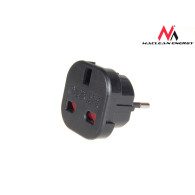 MCE72 Adapter UK-uttag till EU-kontakt svart