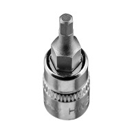 Hexagonal ändstycke H3 på 1/4' fäste, kort, 37 mm