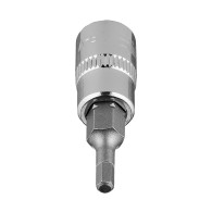 Hexagonal ändstycke H3 på 1/4' fäste, kort, 37 mm