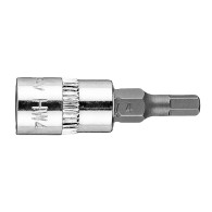Hexagonal ände H4 på 1/4-tums fäste, kort, 37 mm