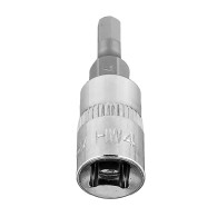 Końcówka sześciokątna H4 na nasadce 1/4', krótka, 37 mm