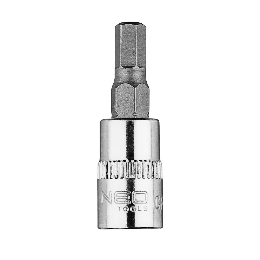 Hexagonalt hylsa H5 på 1/4-tums fäste, kort, 37 mm Hexagonalt hylsa H5 på 1/4-tums fäste, kort, 37 mm
