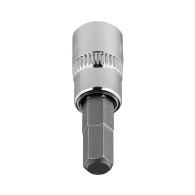 Końcówka sześciokątna H6 na nasadce 1/4', krótka, 37 mm