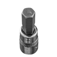 Końcówka sześciokątna H7 na nasadce 1/4', krótka, 37 mm