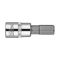 Końcówka sześciokątna H7 na nasadce 1/4', krótka, 37 mm