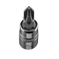 Końcówka wkrętakowa PH2 na nasadce 1/4', krótka, 37 mm