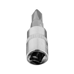 Spetsen på skruvmejseln PH2 på en 1/4-tums fäste, kort, 37 mm.