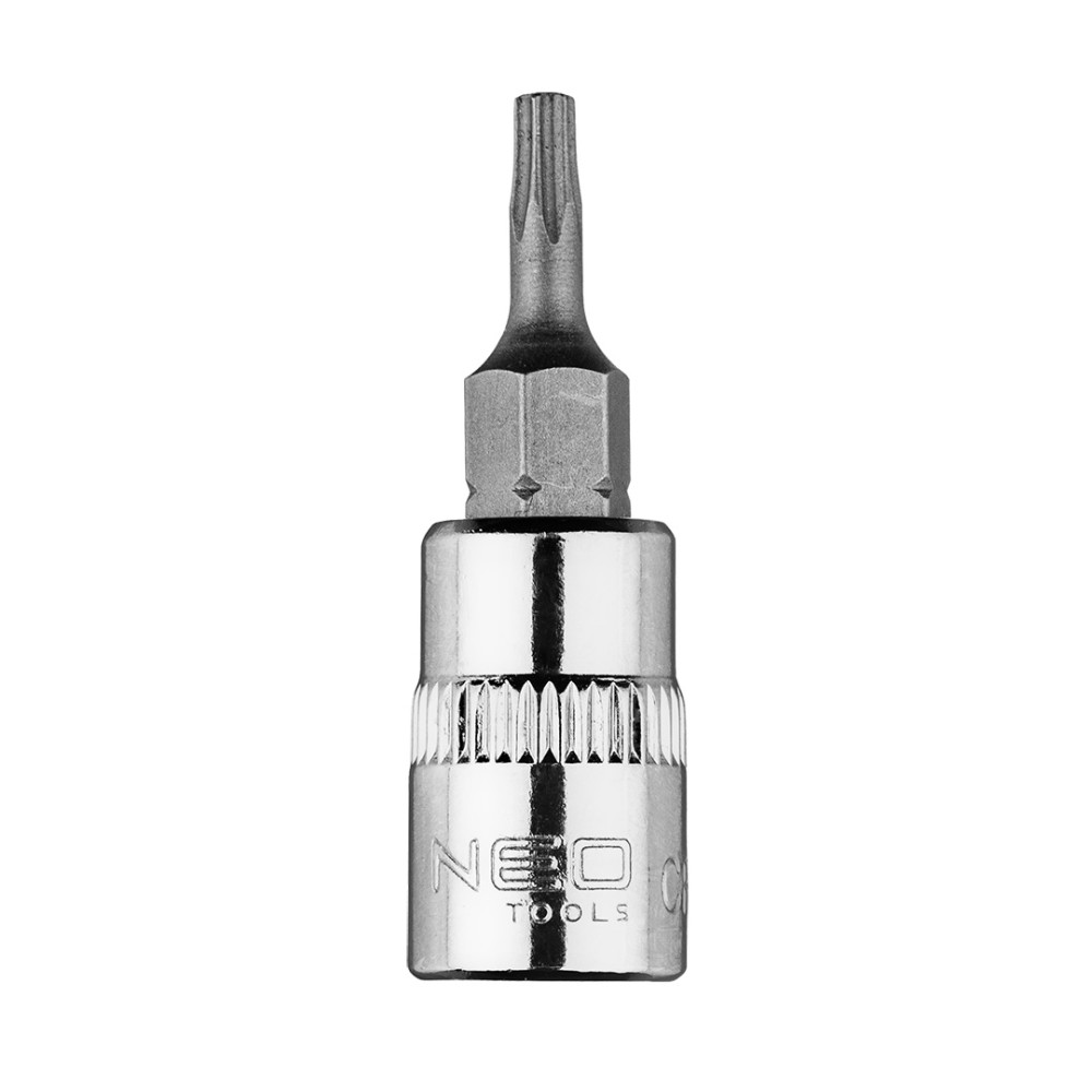 Końcówka TORX TX10 na nasadce 1/4', krótka, 37 mm Końcówka TORX TX10 na nasadce 1/4', krótka, 37 mm