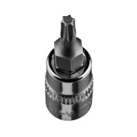 Spetsen TORX TX15 på en 1/4-tums hylsa, kort, 37 mm