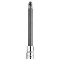 Końcówka wkrętakowa PZ3 na nasadce 1/4', długa, 87 mm