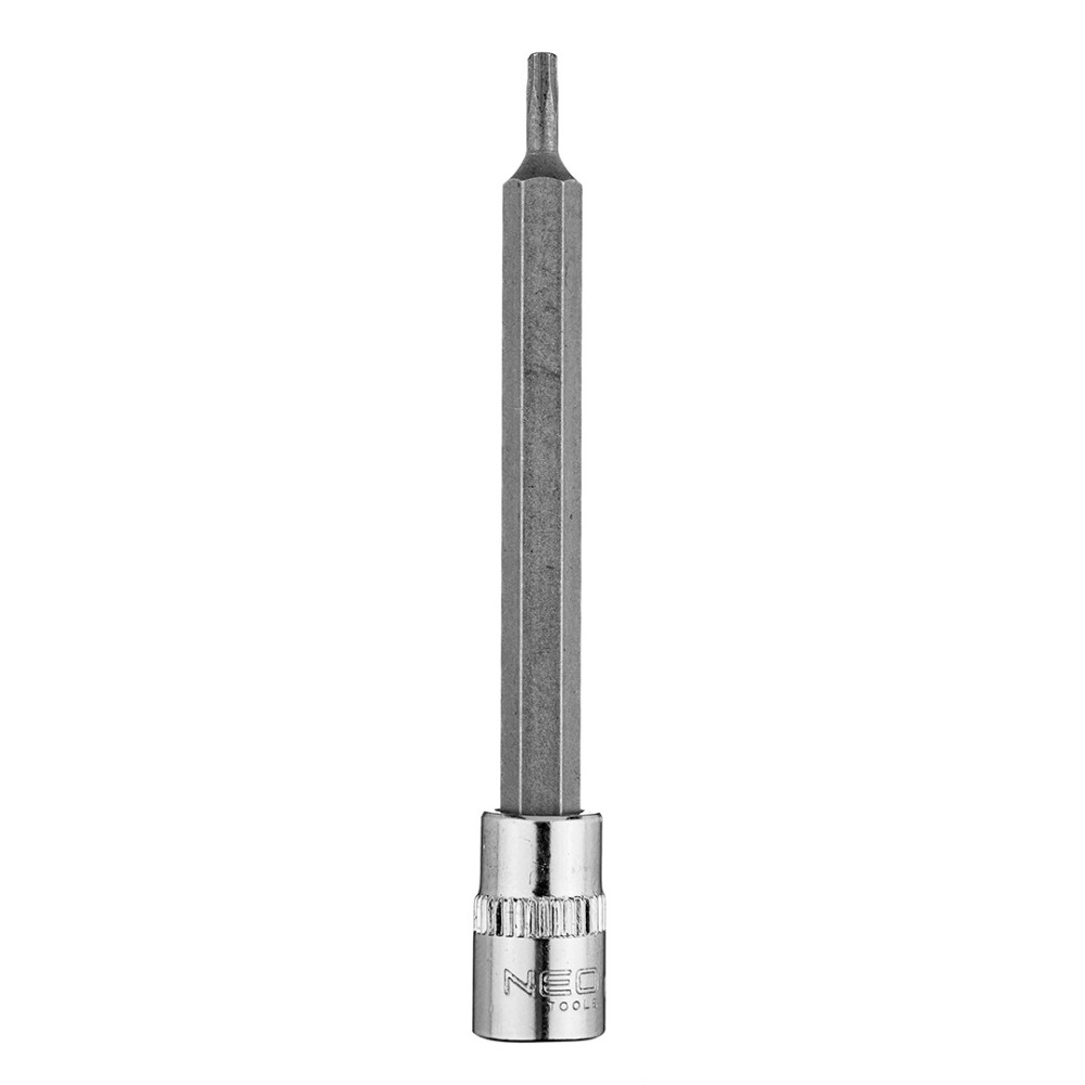 Spetsen TORX TX10 på en 1/4-tums fäste, lång, 87 mm