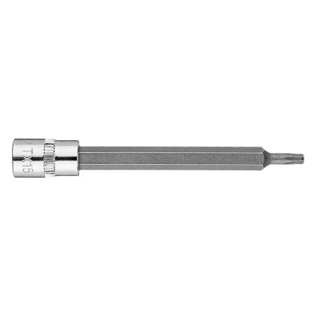 Spetsen TORX TX15 på en 1/4-tums fäste, lång, 87 mm