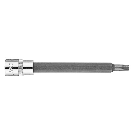 Spetsen TORX TX25 på en 1/4-tums fäste, lång, 87 mm
