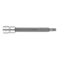 Spetsen TORX TX27 på en 1/4-tums fäste, lång, 87 mm.