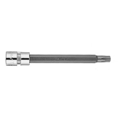 Spetsen TORX TX30 på en 1/4-tums fäste, lång, 87 mm.