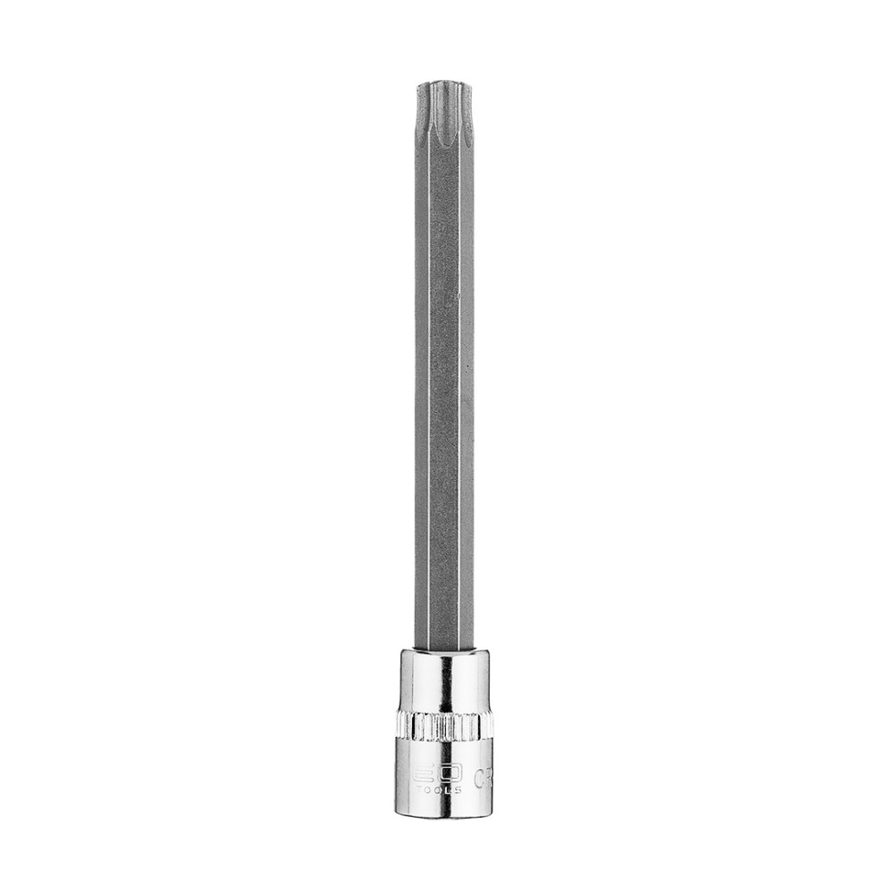 Spetsen TORX TX40 på en 1/4-tums fäste, lång, 87 mm. Spetsen TORX TX40 på en 1/4-tums fäste, lång, 87 mm.