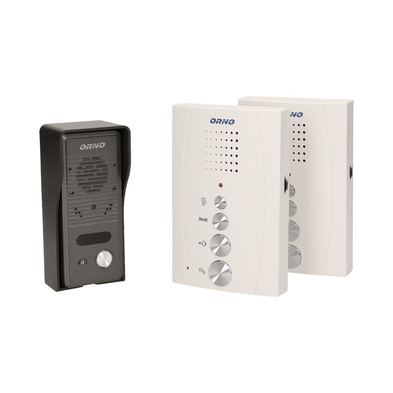 Enfamiljshus intercom-set med intercom, handsfree, vit, ELUVIO INTERCOM.