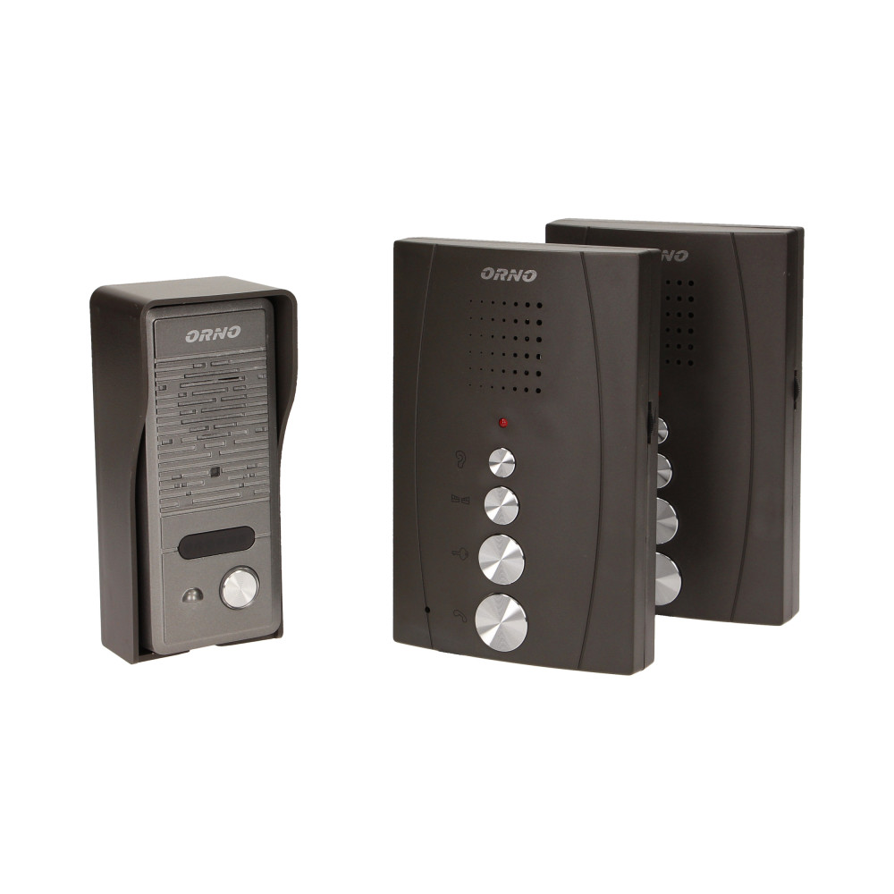 En enfamiljshemlarm med intercom, handsfree, svart ELUVIO INTERCOM. En enfamiljshemlarm med intercom, handsfree, svart ELUVIO INTERCOM.