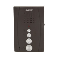 En enfamiljshemlarm med intercom, handsfree, svart ELUVIO INTERCOM.