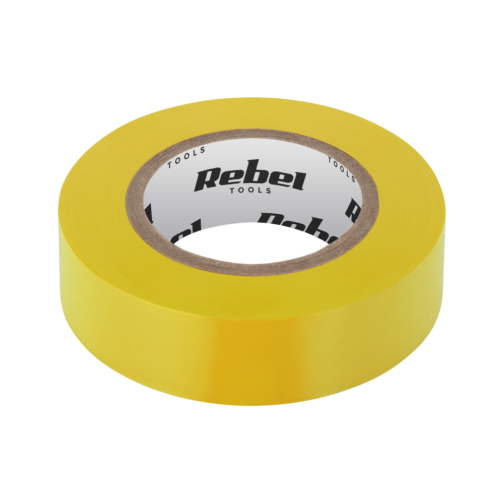 Isolerande klisterremsa REBEL (0,13 mm x 19 mm x 10 yd) gul