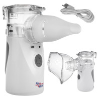 Portabel / handhållen trådlös nebulisatorinhalator Promedix, set, masker, PR-835