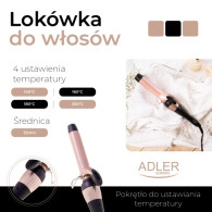 AD 2118 Lokówka - 32mm - regulacja temp.
