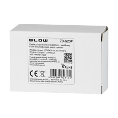 70-620- Strömförsörjning med impulsregulator 12v/0,83a 10w svart