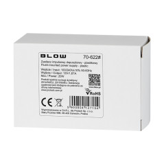 70-622- Strömförsörjningsspänning 12v/1,67a 20w svart