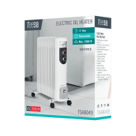 Grzejnik olejowy  Teesa 2500W, 11 żeberek