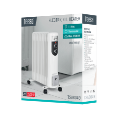 Oljevärmeapparat Teesa 2500W, 11 ribbor