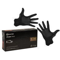 9395 - Svarta nitrilhandskar XL 100 stycken