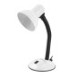 ELD107W Esperanza skrivbordslampa e27 arcturus vit