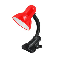 ELD106R Esperanza skrivbordslampa e27 Procyon röd