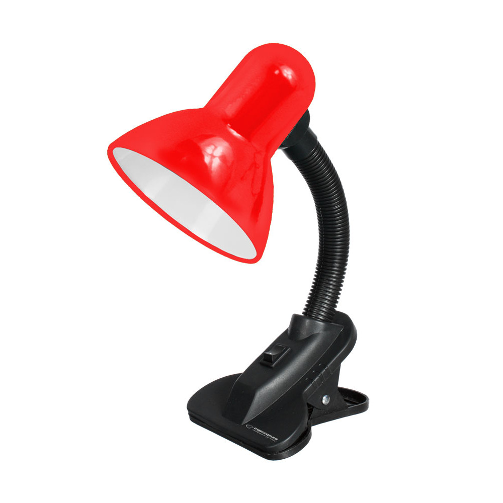 ELD106R Esperanza lampka biurkowa e27 procyon czerwona ELD106R Esperanza lampka biurkowa e27 procyon czerwona