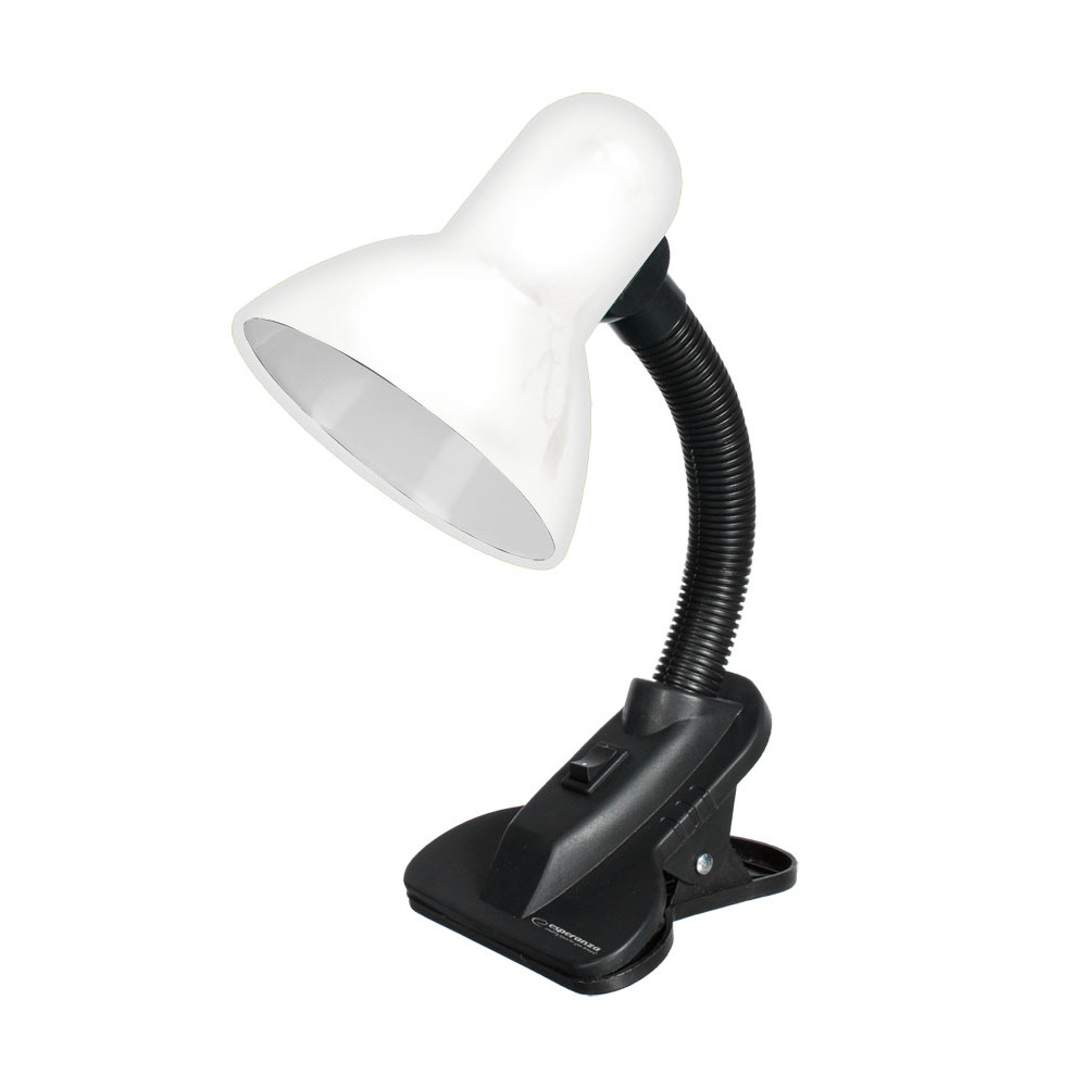 ELD106W Esperanza lampka biurkowa e27 procyon biała ELD106W Esperanza lampka biurkowa e27 procyon biała