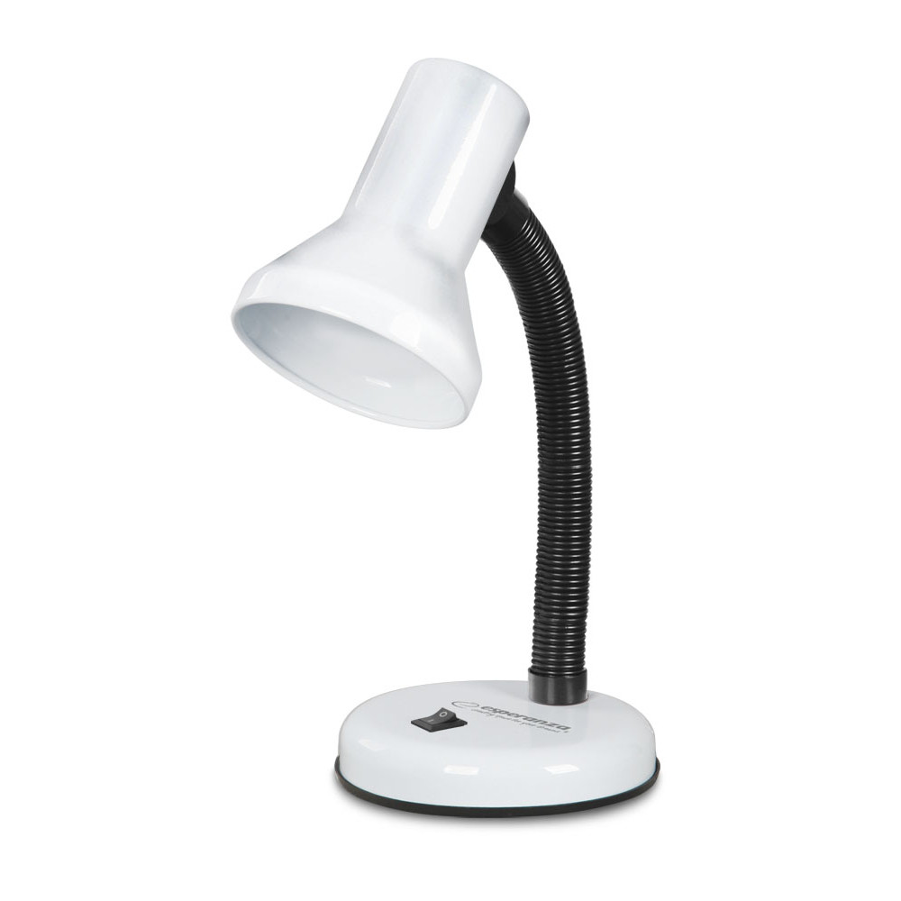 ELD108W Esperanza lampka biurkowa e27 altair biała ELD108W Esperanza lampka biurkowa e27 altair biała