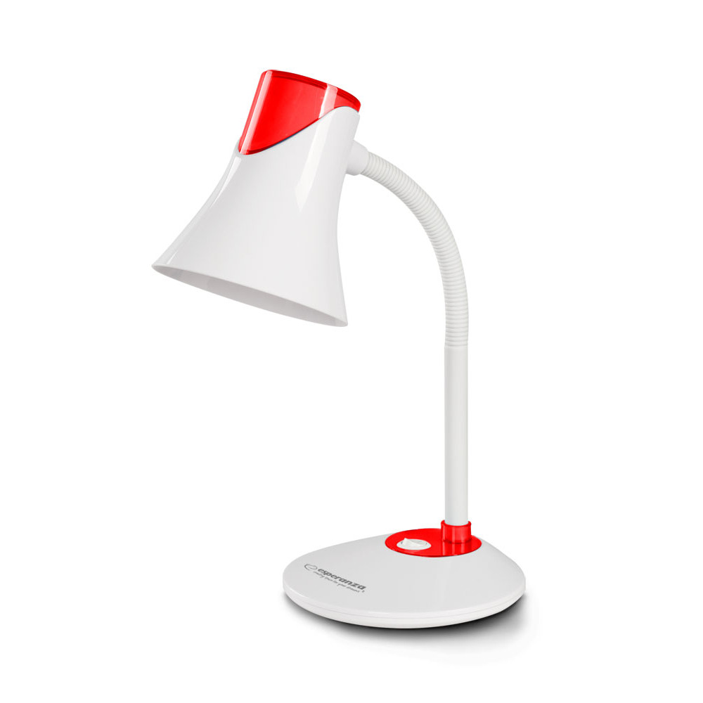 ELD111R Esperanza skrivbordslampa e27 polaris röd ELD111R Esperanza skrivbordslampa e27 polaris röd