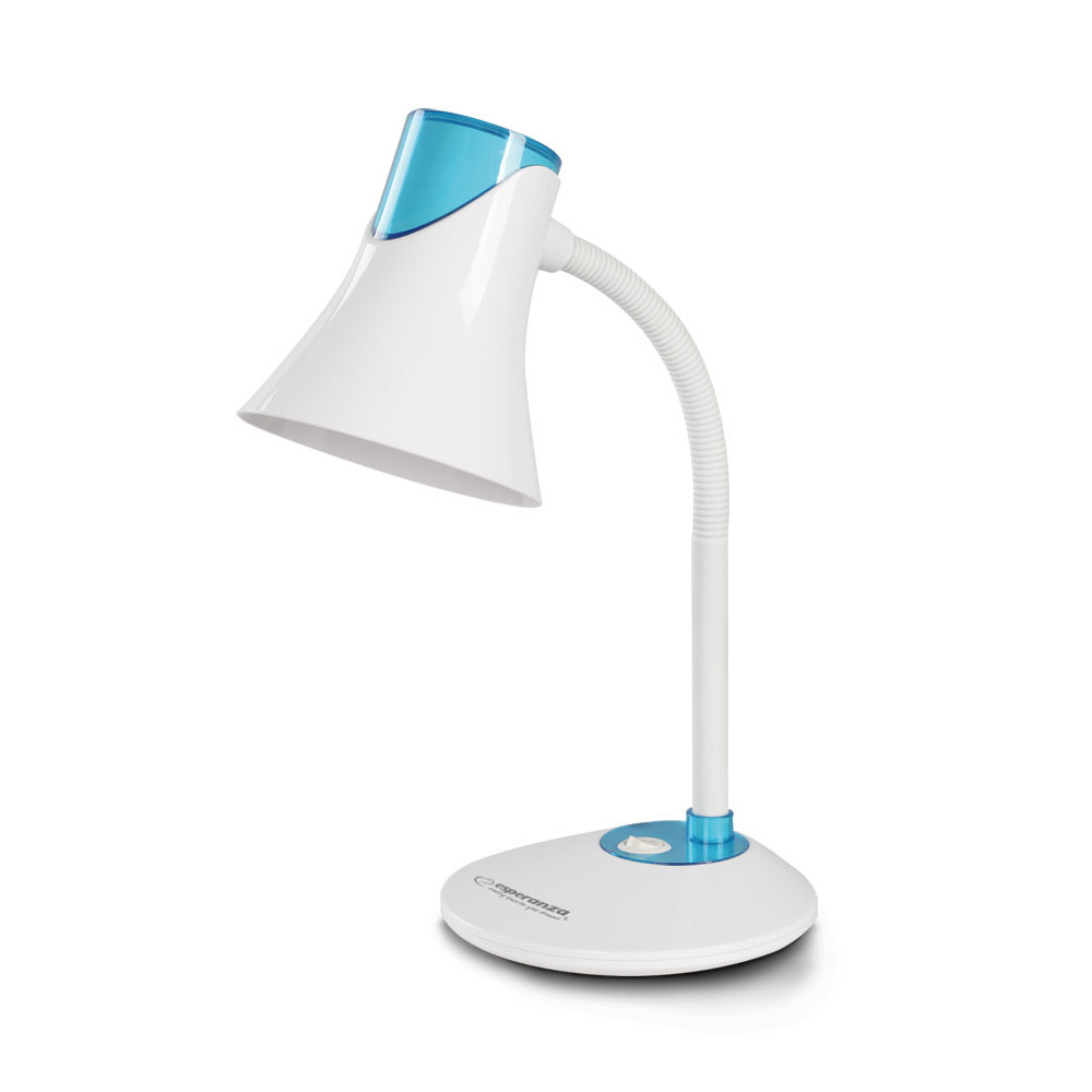 ELD111B Esperanza skrivbordslampa e27 polaris blå ELD111B Esperanza skrivbordslampa e27 polaris blå
