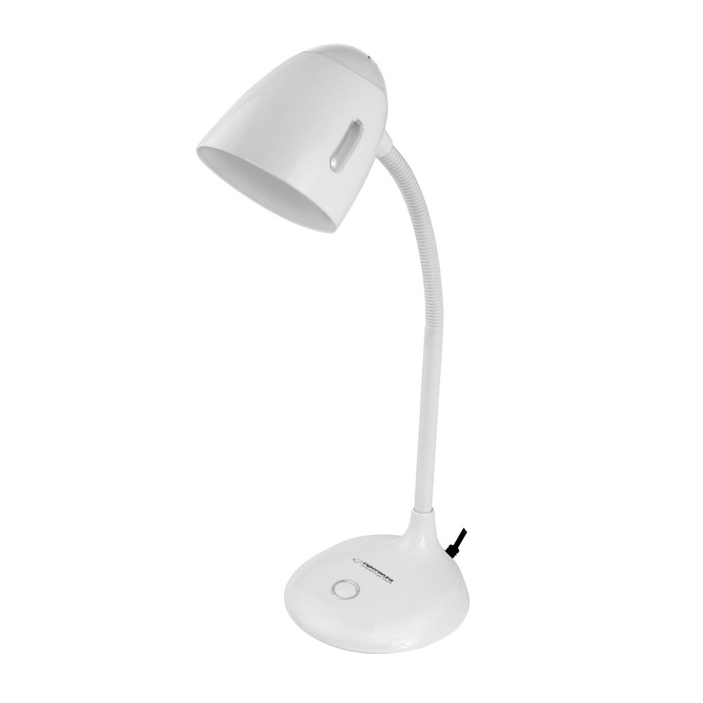 ELD110W Esperanza lampka biurkowa e27 electra biała ELD110W Esperanza lampka biurkowa e27 electra biała