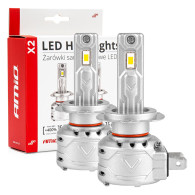 Bil-LED-lampor serie x2 H7 6500K Canbus AMIO-02973