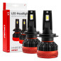 Bil LED-lampor serie x3 h7 h18 6500k canbus amio-02980