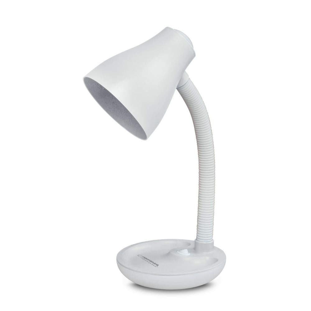ELD114W Esperanza lampka biurkowa e27 atria biała ELD114W Esperanza lampka biurkowa e27 atria biała