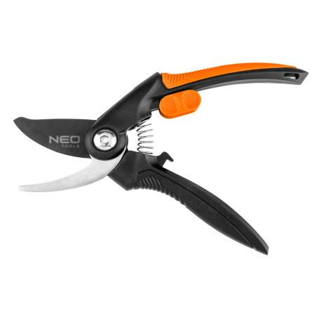 Sekatör med by-pass 210 mm, klippkapacitet upp till 20 mm, material: PP, handtag med TPR-gummibeläggning.