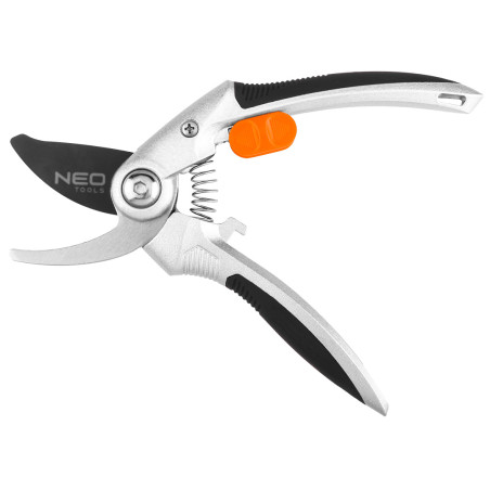 Beskärningssax 210 mm, klipper upp till 20 mm, aluminium, handtag med TPR-gummibeläggning.